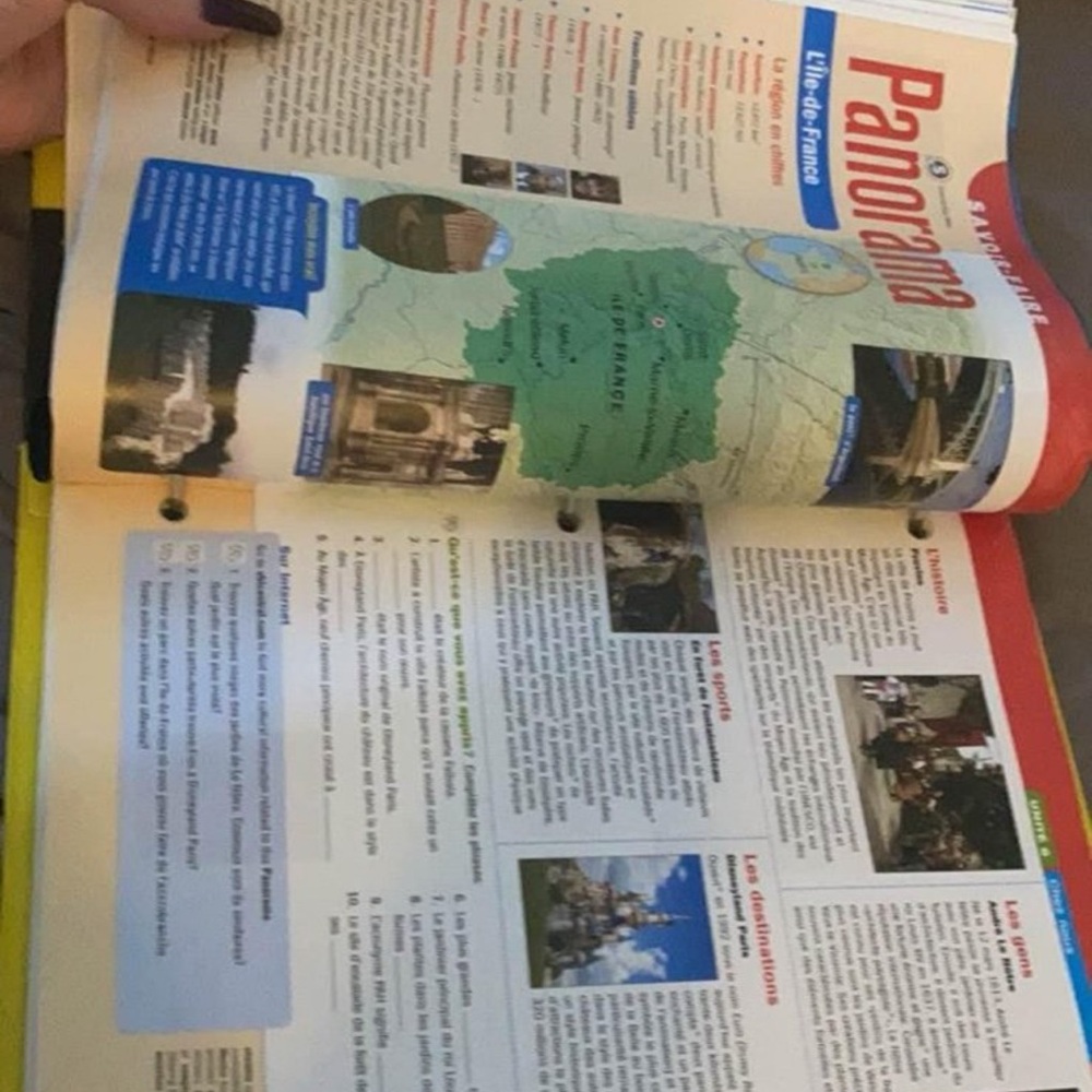 Panorama Educational Book with Yellow Cover